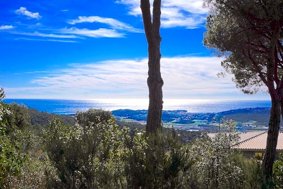 Vistas al mar y a la montaña, pendiente suave y un proyecto ya dibujado.